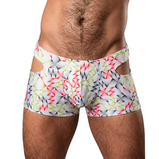Male Power Cut It Out! Cutout Mini Short