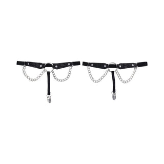 Sportsheets Sex & Mischief Adjustable Chain Lace Garters