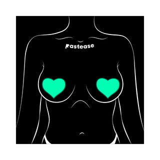 Pastease Love: Glow-in-the-Dark Hearts Pasties