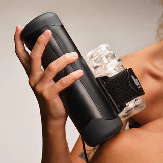 The Handy Powerful App-Enabled Adjustable Automatic Stroker With Interchangeable Sleeves