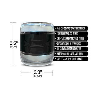 MSTR B8 Clear-View Open-Ended Stroker Double Play