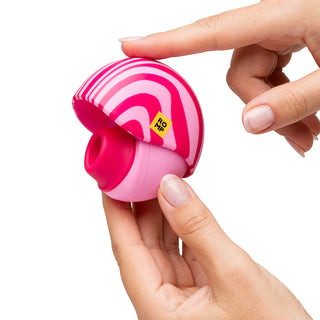 ROMP Spin Travel Rechargeable Compact Suction Stimulator With Spinning Cover