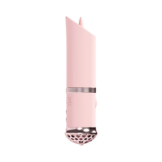 Loveline Luxe Silicone Flickering Lipstick Vibrator With Light Up Base