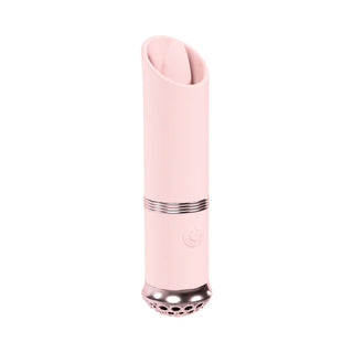 Loveline Luxe Silicone Flickering Lipstick Vibrator With Light Up Base