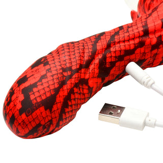 Creature Cocks Cobra Scepter Plasma Rechargeable Dual-Motor Silicone Vibrator With Ergonomic Handle