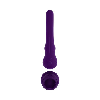 Playboy Wiggle It Rechargeable Silicone Vibrating Writhing Stimulator With Detachable Suction Cup