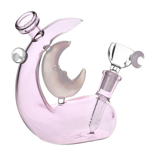 Lunar Lounger Glass Water Pipe - 5.75" / 14mm F - Horny Stoner