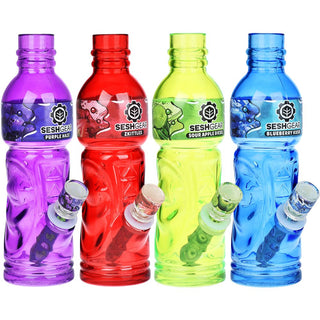 SeshGear Terpade Beverage Bottle Glass Water Pipe | 9.5" - Horny Stoner