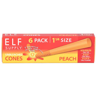 ELF Unbleached Flavor Pop Pre-Rolled Cones | 1 1/4 | 6pc | 20pk - Horny Stoner