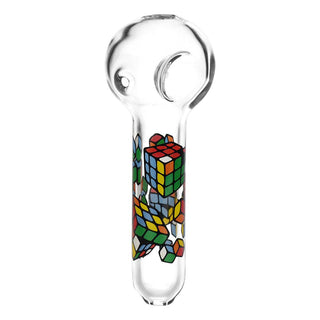 Pulsar Greatest Hits Series Glow Herb Pipe Duo / 10" / 14mm F - Horny Stoner