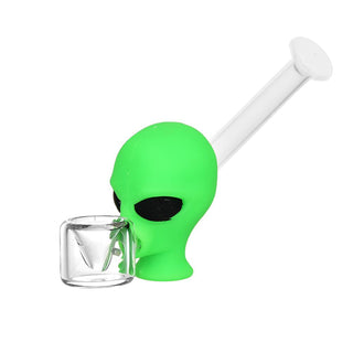 Alien Head Hand Pipe - 5" / 5ct - Horny Stoner
