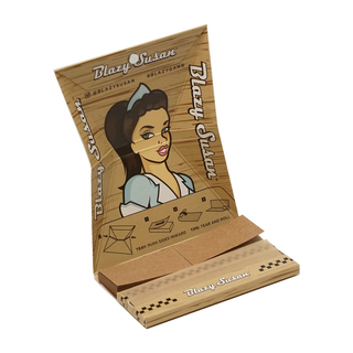 Blazy Susan Unbleached Rolling Papers - Horny Stoner