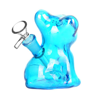 French Bulldog Glass Water Pipe - 4.25" / 14mm F - Horny Stoner
