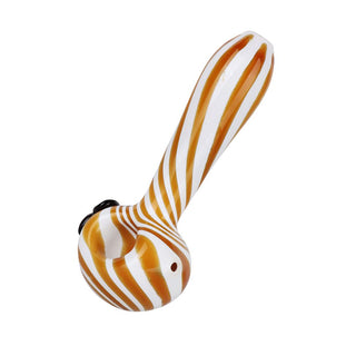 Vortex Of The Heart Glass Spoon Pipe - 5" / Colors Vary