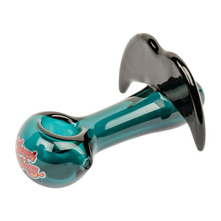 Cheech & Chong Glass Moustache Ride Spoon Pipe | 4" - Horny Stoner