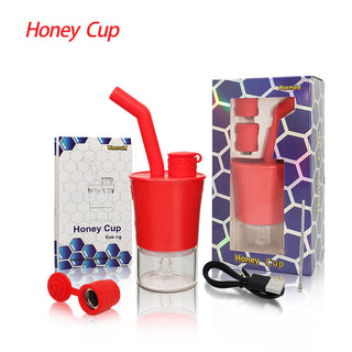 Waxmaid 6.9" HoneyCup E-Rig - Horny Stoner