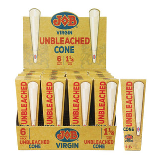 JOB Virgin Unbleached Cones - Horny Stoner