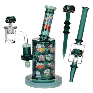 Pulsar Greatest Hits Series Glow Dab Rig Kit / 8" / 14mm F - Horny Stoner