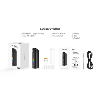 Yocan Black Pocket Concentrate Vaporizer | 1400mah