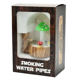 Shroom Family Bell Jar Water Pipe - 5.5" / 14mm F - Horny Stoner
