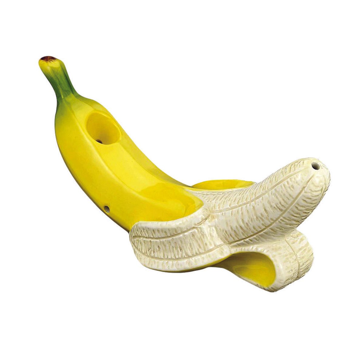 Blissful Banana Ceramic Pipe - Horny Stoner