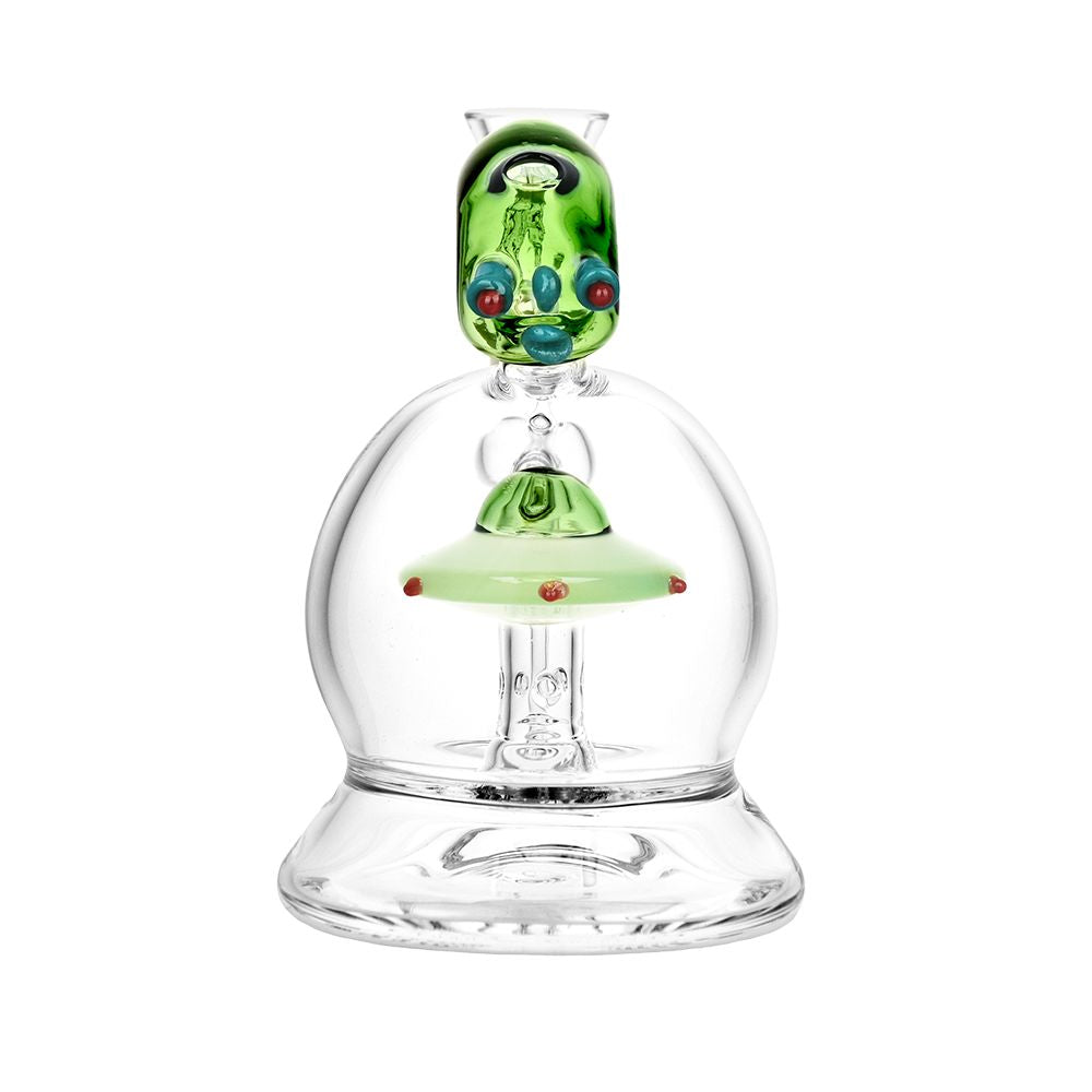 Toke Me To Your Weeder UFO Water Pipe - 5" / 14mm F / Colors Vary - Horny Stoner