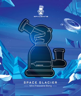 Space King Glass Space Glacier Freezable Bong - Horny Stoner
