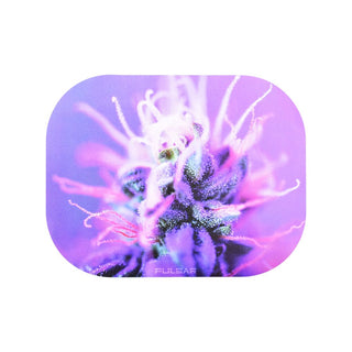 Pulsar Mini Magnetic Rolling Tray Lid - Flowering / 7"x5.5" - Horny Stoner