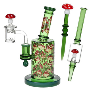 Pulsar Greatest Hits Series Glow Dab Rig Kit / 8" / 14mm F - Horny Stoner