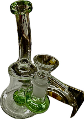 Ripkitty 7” Conical Bong Color Shower with 14mm Male Bowl