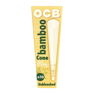 OCB Bamboo Unbleached Cones - Horny Stoner