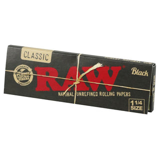 Raw Black Classic Rolling Papers - Horny Stoner