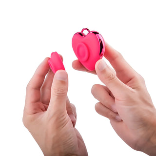 Adam & Eve Hearts-A-Flutter Sucking And Tapping Vibrator Necklace