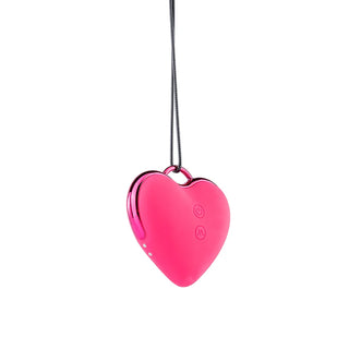Adam & Eve Hearts-A-Flutter Sucking And Tapping Vibrator Necklace