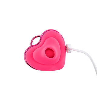 Adam & Eve Hearts-A-Flutter Sucking And Tapping Vibrator Necklace