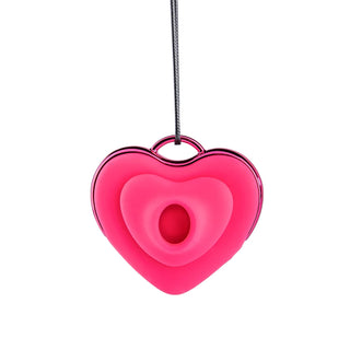 Adam & Eve Hearts-A-Flutter Sucking And Tapping Vibrator Necklace
