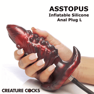 Creature Cocks Tentacle Inflatable Silicone Anal Plug