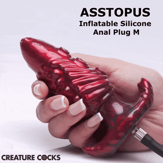 Creature Cocks Tentacle Inflatable Silicone Anal Plug