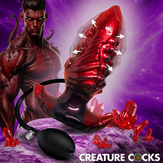 Creature Cocks Tentacle Inflatable Silicone Anal Plug