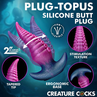 Creature Cocks Octopus Silicone Butt Plug