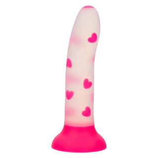 Glow Stick Heart Confetti Dildo