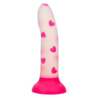 Glow Stick Heart Confetti Dildo
