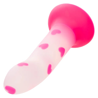 Glow Stick Heart Confetti Dildo