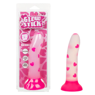Glow Stick Heart Confetti Dildo