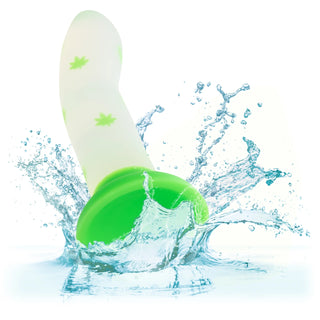 Glow Stick Leaf Pot Leaf Confetti Dildo