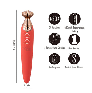 Maia Vaporator Dual Ended Vibrating Bullet and 510 Vape Battery