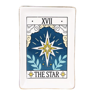 Tarot Card Ceramic Trinket Dish | 6.6"x4.5" - Horny Stoner