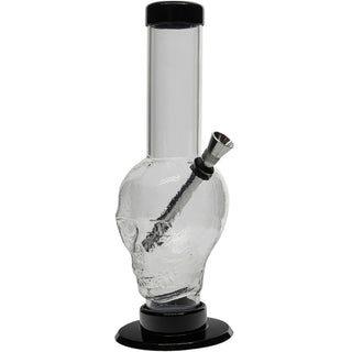 Acrylic Skull Bong 9-12" - Multiple Colors
