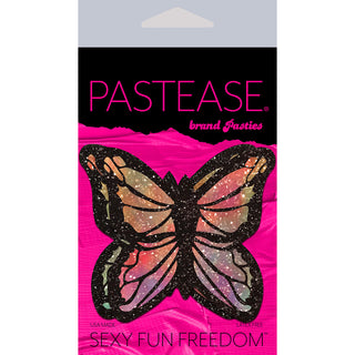 Pastease Glitter Butterfly Pasties Pastel Rainbow - Horny Stoner