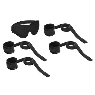 Sportsheets Beginner's Bondage Fantasy Kit Black - Horny Stoner